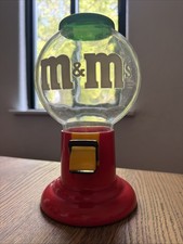 Vintage M&M Candy Dispenser Plastic Gumball M...
