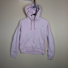 Champion Reverse Weave Pullover Hoodie Hoody Pink Women's Size Small S