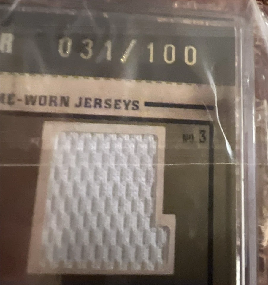 2003 Fleer Authentix Ticket for Four Jermaine O'Neal Tayshaun Karl Malone-31/100 - Image 2 of 3