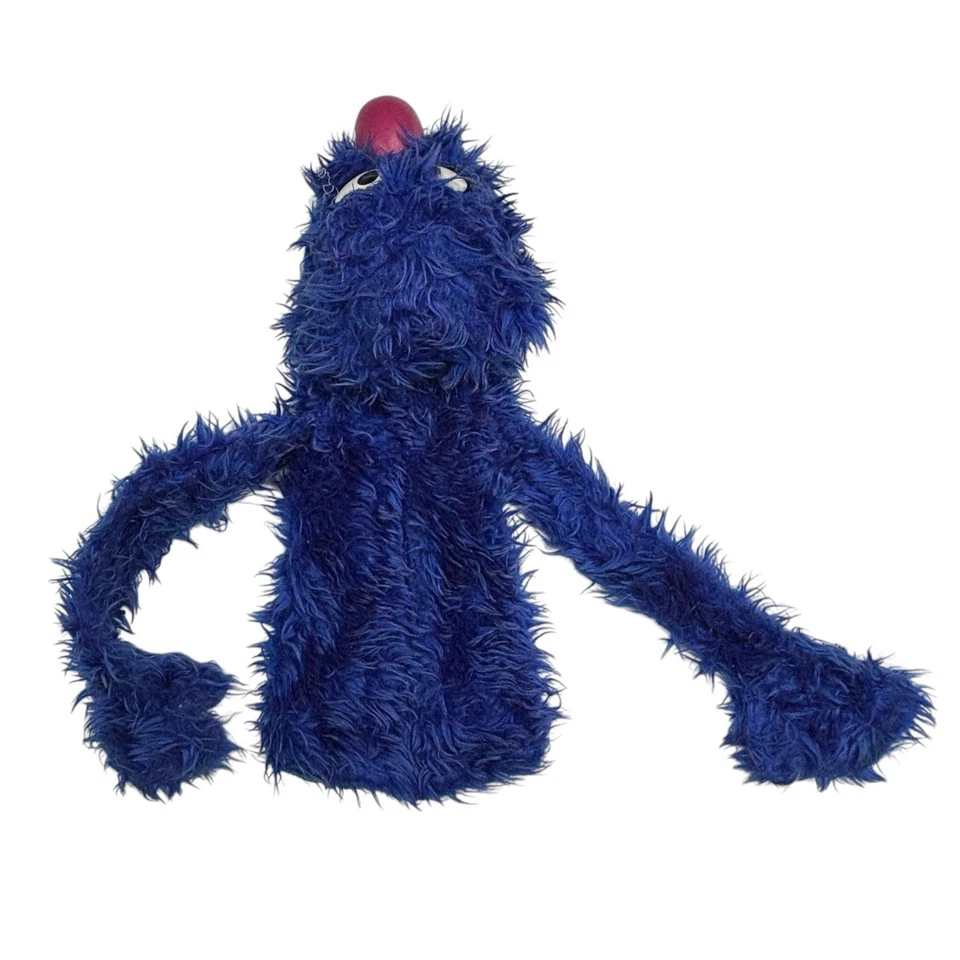 "Mítere de mano vintage de 12"" de los Muppets Inc Sesame Street Grover juguete temprano raro de los años 70" Foto 4 de 4