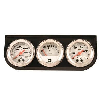 Equus E5100 Water Temperature/Voltmeter/Oil Pressure Gauge Console [1.5 in.,