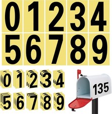 40 Pcs Mailbox Numbers Stickers Self Adhesive Vinyl House Bin Postbox Door 0-9