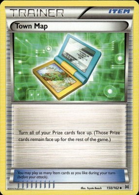 TOWN MAP 150/162 BREAKTHROUGH UC POKEMON LP