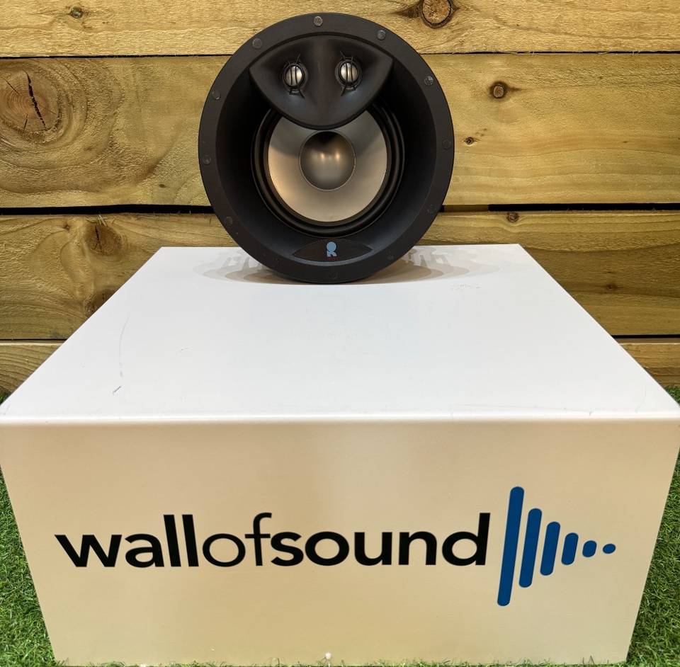 RecPro 5.25" RV Exterior Speaker - Weatherproof Flush Mount Marine Speaker, 35W, Black