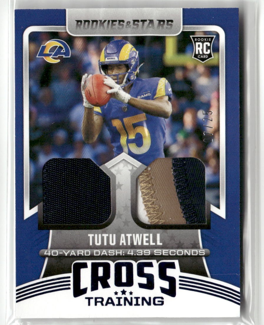 Tutu Atwell Panini Rookies & Stars Cross Training Relics #CT19 Prime