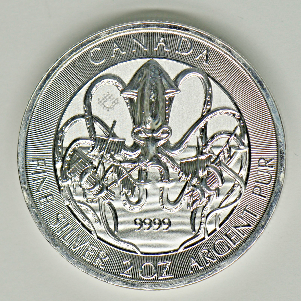 2020 Canada Creatures of the North 2oz .9999 Silver Kraken 2020 Canada Creatures of the North 2oz .9999 Silver Kraken