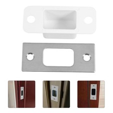  Door Reinforcement Plate Deadbolt Strike Backplate Lock Latch Guard
