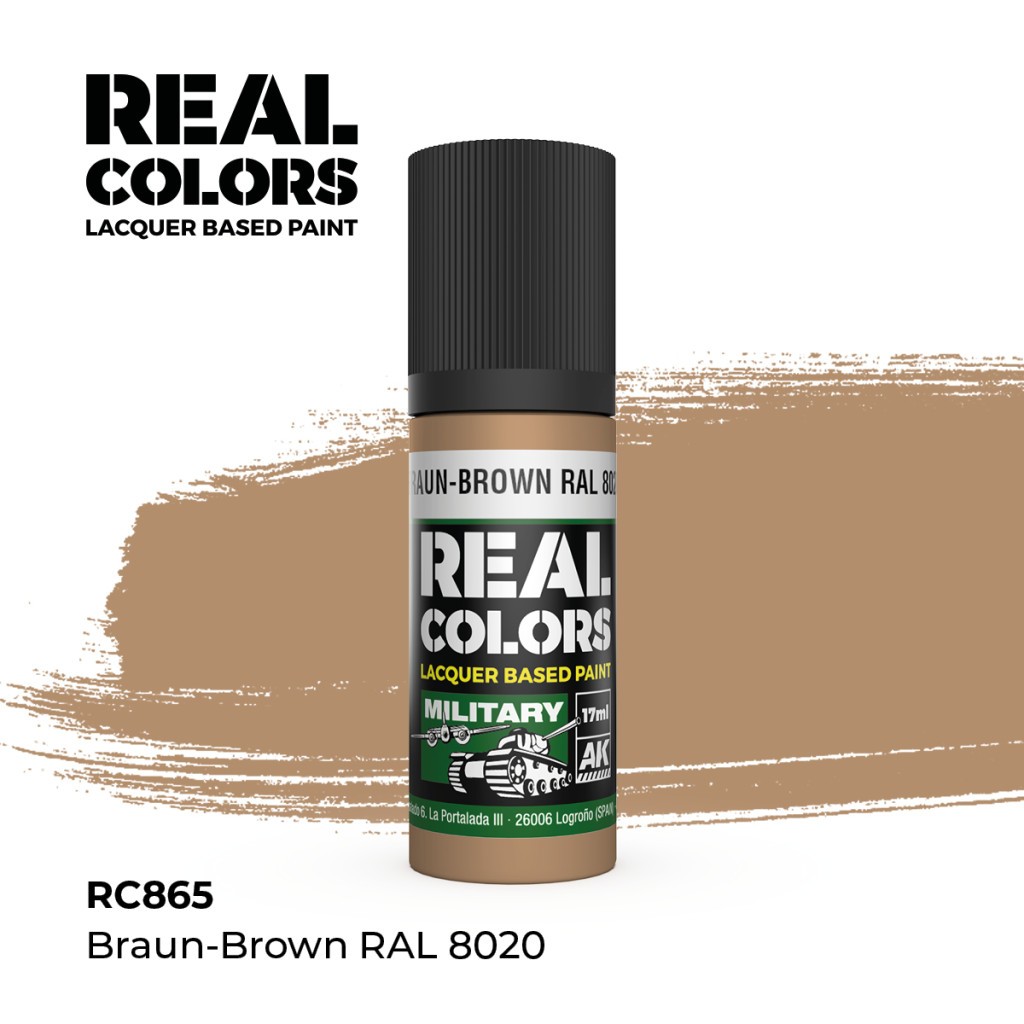 AK Interactive RC865 - Brown RAL 8020 17 Ml - New