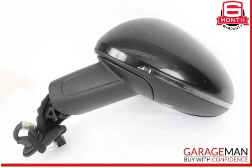 15-21 Porsche Macan 95B Front Left Driver Side Door Rear View Mirror Black OEM