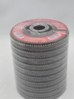 Sait 78011 4-1/2'' X 7/8'' Ovation Flap Disc 120 Grit  (10Pack)