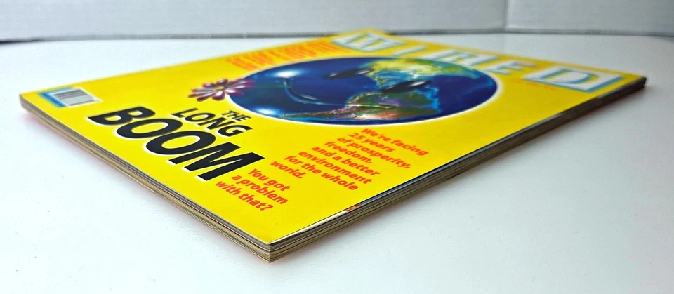 WIRED MAGAZINE The Long Boom 1997 July Front Cover VF/LN! - Image 4 of 4