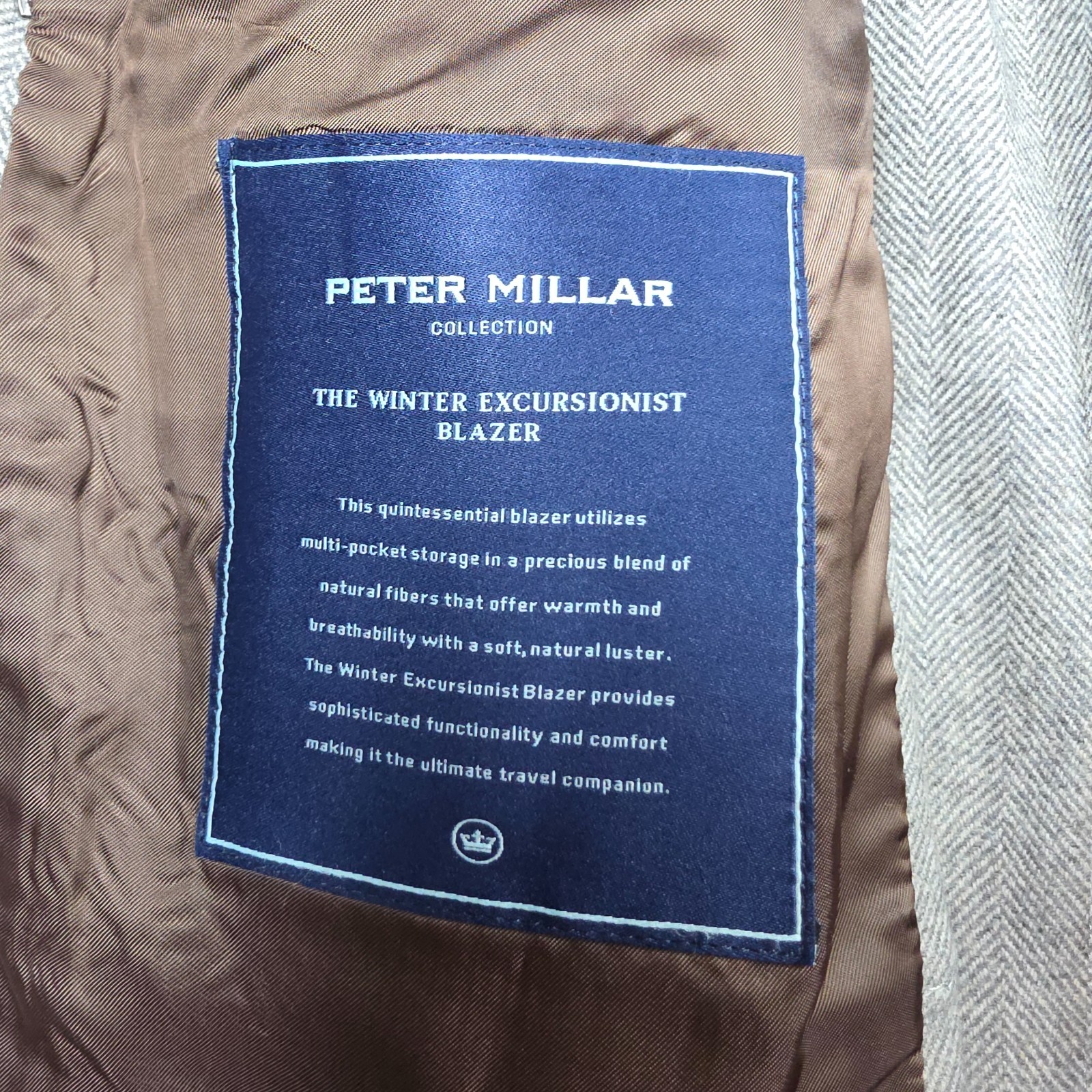 Peter Millar Winter Excursionist Blazer Mens 44R … - image 7