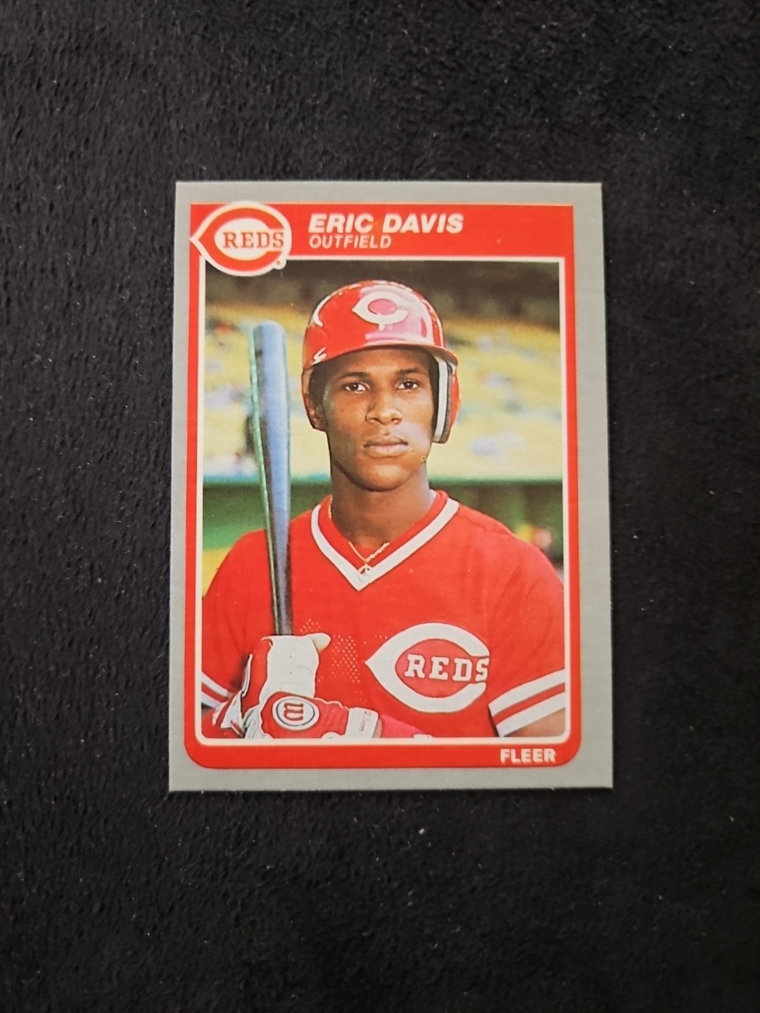 ⚾1985 Fleer #533 Eric Davis Rookie Card RC⚾Near Mint⚾