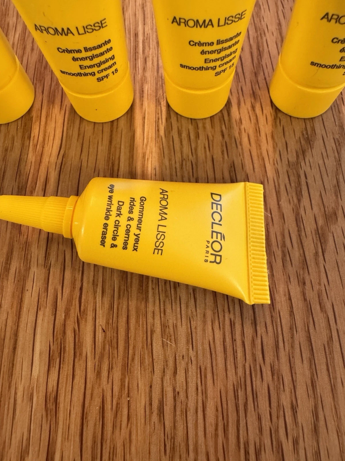 Decleor Aroma Lisse Energising Smoothing Cream SPF15 4x 5ml & Eye Wrinkle Cream 4