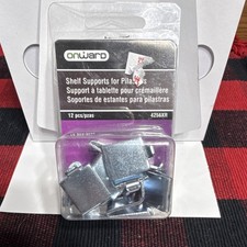 Dalsza półka cynkowa wspiera srebrna do pilastrów 12-pak 4256XR