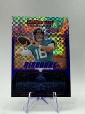 2025 Panini Rookies & Stars - Airborne Trevor Lawrence #6 Blue Plaid
