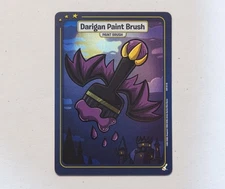 Darigan Paint Brush FOIL - Neopets Battledome TCG Champions of Meridell