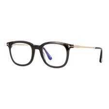 Tom Ford FT5904-B 005 Black/Clear Blue Light Block 50mm Eyeglasses New Authentic