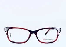NEW ELIZABETH ARDEN EA 1200-2 Red Womens Semi Cat Eye Eyeglasses 51-15-135 B:35