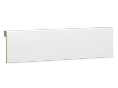 Feuchtraum Abdeckleiste MDF weiß RAL9016 | 19x80 100 mm | 2400mm