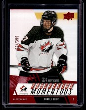 2024-25 Upper Deck Team Canada Junior Prospectus Momentous Charlie Elick #PM-26
