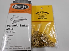 3165 Do-It Pyramid Sinker Mold 1 - 3 oz 100 # 1 Brass Eyes Included