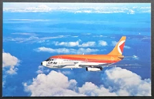 CP Air Boeing 737 Jet Postcard 1970 Grant-Mann Canada Airlines