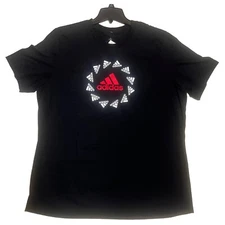 Adidas Men's T-Shirt Blackbird Trefoil Graphic Logo Active Short Sleeve Tee