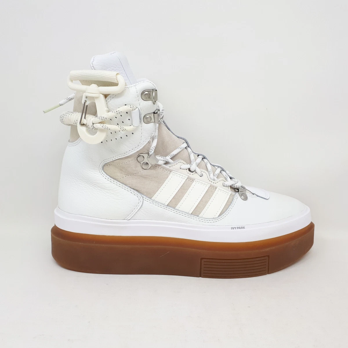 NEW Adidas Ivy Park Super Sleek Boot Platform Shoe Icy White Beyonce Womens  10