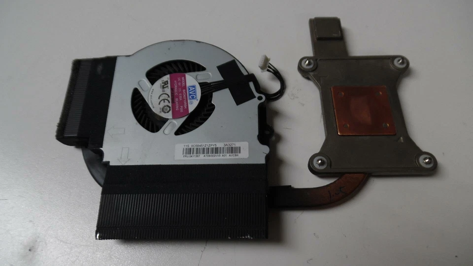 Lenovo ThinkPad Edge E431 CPU Heatsink w/Fan - 04Y1367 - Tested - Image 3 of 4