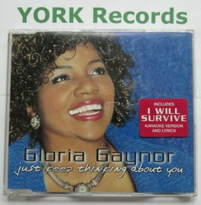 GLORIA GAYNOR - Just Keep Thinking About You - Excellent Con CD Single Logic