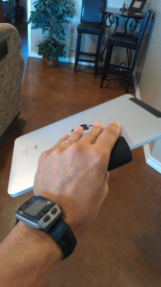 THE ORIGINAL GrippR™ iPad / Tablet SLIP ON HOLDER - Ergonomic, SAFE & SECURE - Image 3 of 4