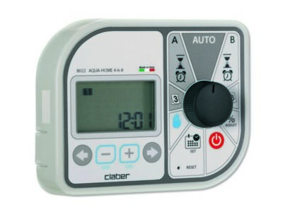 CLABER Programmer 24 V control unit AQUA-HOME 8 lines irrigation COMET Rain