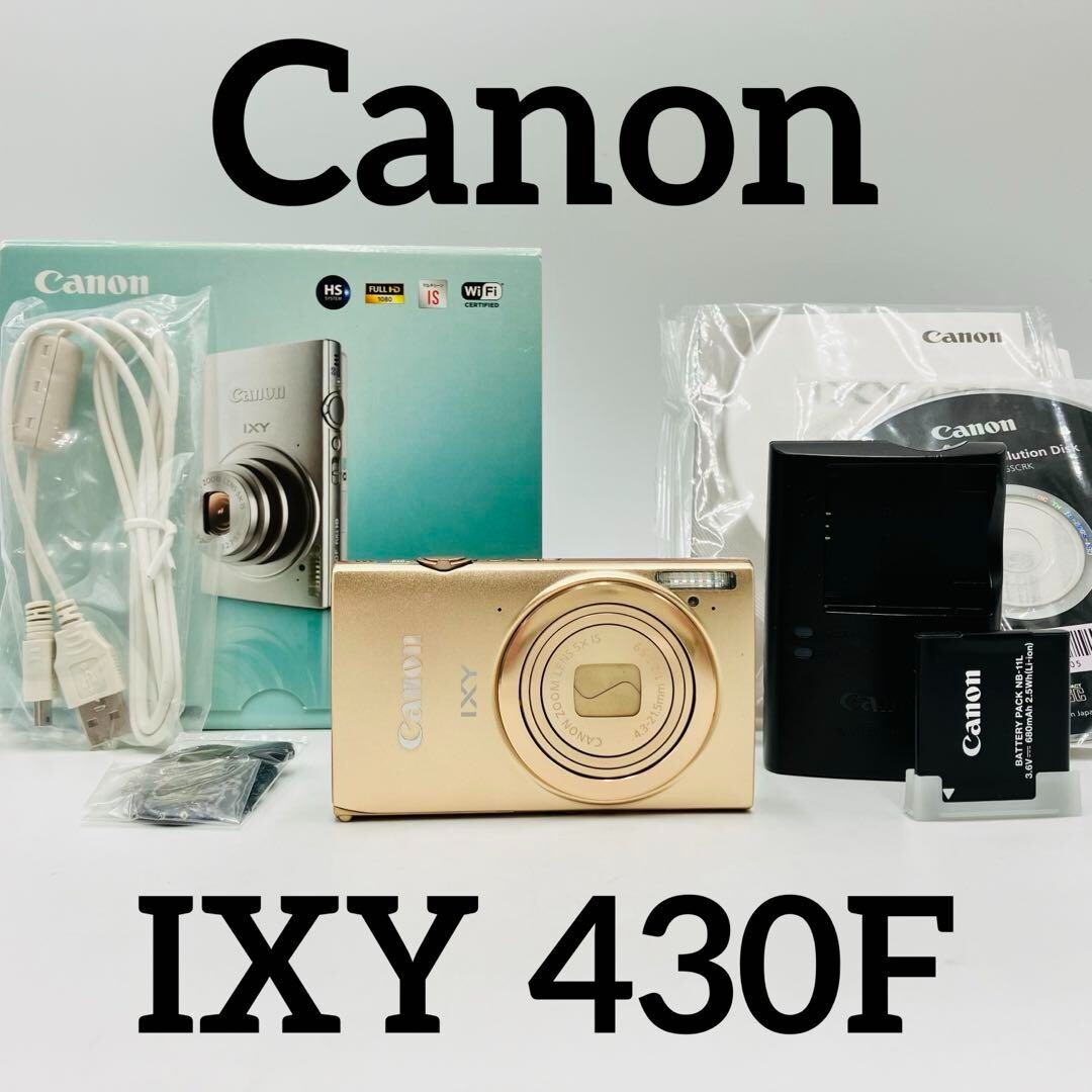 Canon Digital Camera IXY 430f 16mp 5x Optical Zoom Wi-fi 