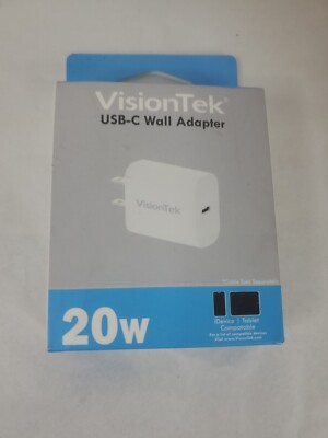 VisionTek 20W USB-C Power Adapter 