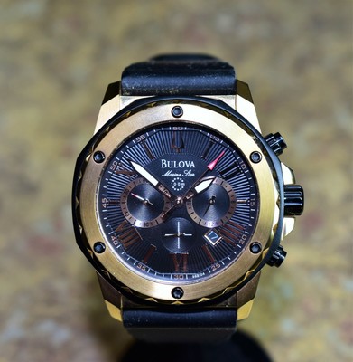 bulova men's 98b104 marine star calendar watch