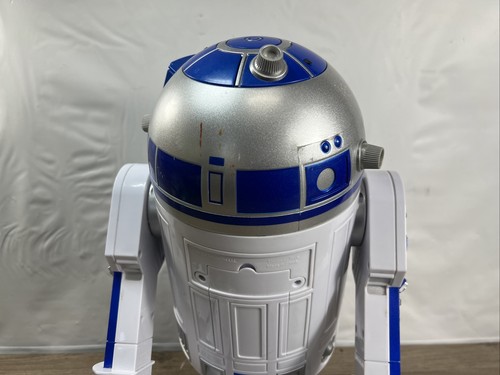 THINKWAY TOYS Star Wars R2-D2 Interactive Robotic Droid RC Works But NO Remote - Picture 9 of 12