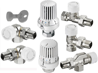 Oventrop AV9 Thermostatventil 3/8 1/2 3/4 Winkel-Eck Durchgang Axial Heizkörper