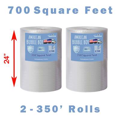 24'' Small Plus (3/16) American Bubble Boy Bubble Wrap - 700 Square feet