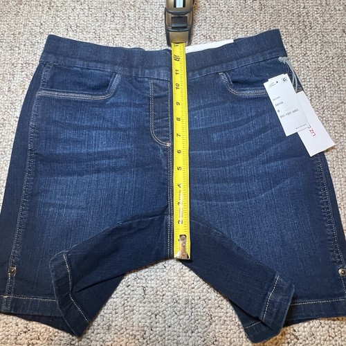 Pantaloncini jeans Liz Claiborne Ambra pull on taglia 6 nuovi con etichette - Foto 5 di 9