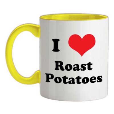 I Love Bratkartoffeln - Keramiktasse - Kartoffelbraten Sonntag Mittagessen Abendessen