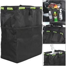 Car Waterproof Trash Can Litter Bin Garbage Bag Waste Storage Organizer Pocket 