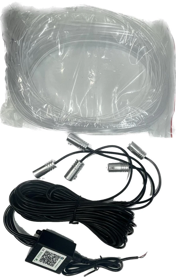 Cuerda De Neón LED Inteligente Multicolor De Fibra Óptica Bluetooth - Imagen 4 de 4