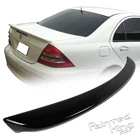 01-07 Fit For Mercedes BENZ W203 C-class A Type Trunk Spoiler Painted Black