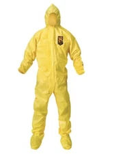 Box of 12 KLEENGUARD A70 4XL Chemical Protective Coverall w/Hood & Boot 00687