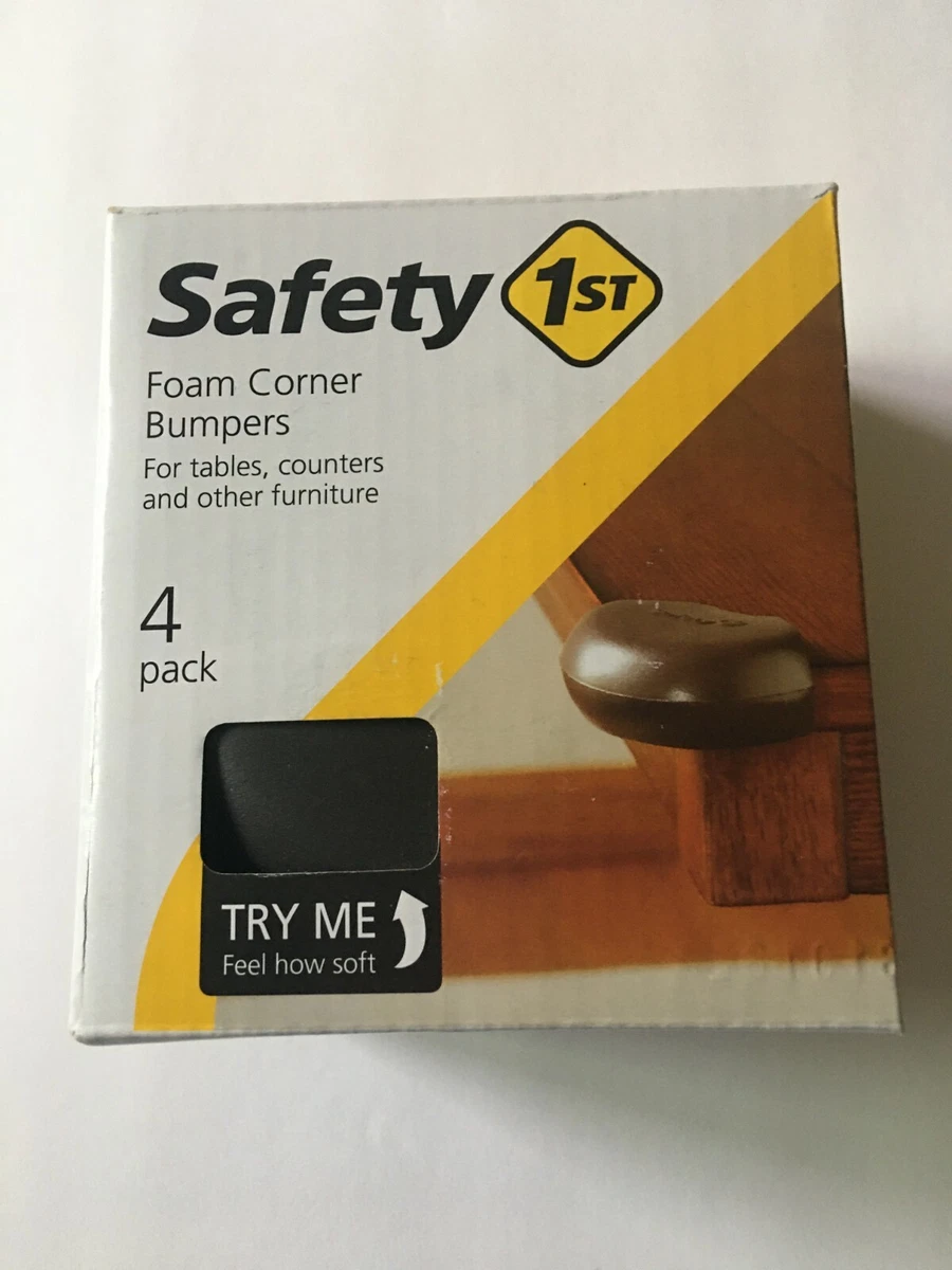 Safety 1st 4 Pack Foam Corner Bumpers for Tables Counters and