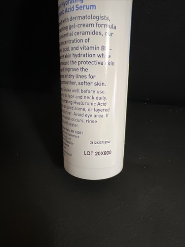 NWB CeraVe Hydrating Hyaluronic Acid Face Serum, Vitamin B5 (1 fl oz) SHIPS FREE - Picture 6 of 17