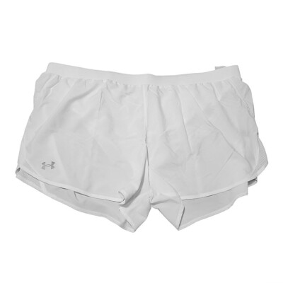 Under Armour Fly By 2.0 Shorts Womens Size 3XL White