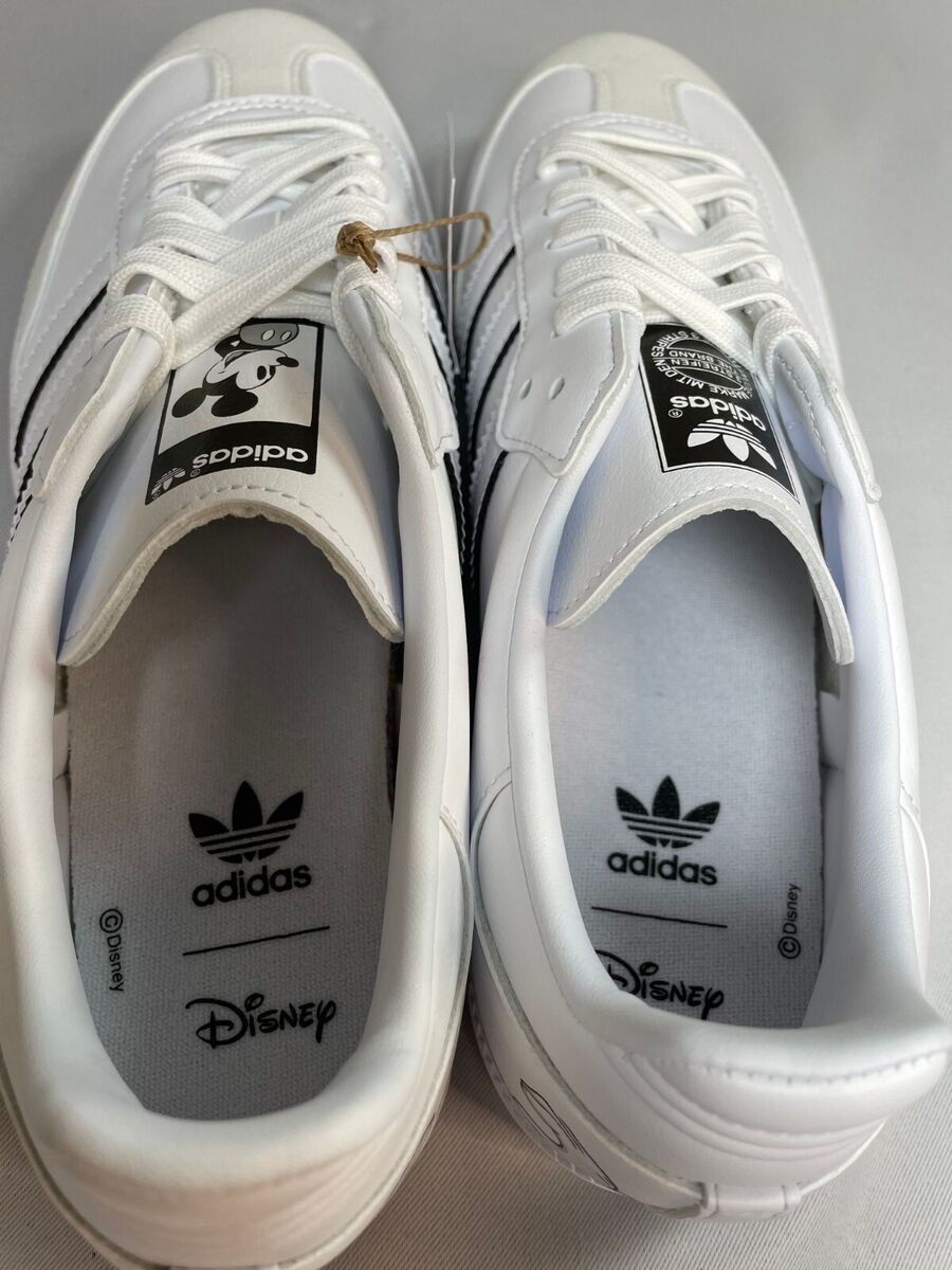 Adidas Samba Vegan X Mickey Mouse GY1889 Mens White Athletic Adidas Samba Vegan X Mickey Mouse GY1889 Mens White Athletic
