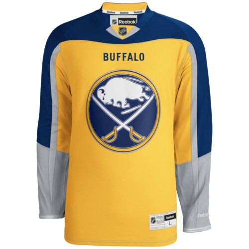 Maillot de hockey Buffalo Sabres LNH couleur équipe de centre de glace Premier - Photo 1/3